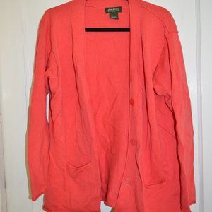 Eddie Bauer Orangish-Pink Sweater